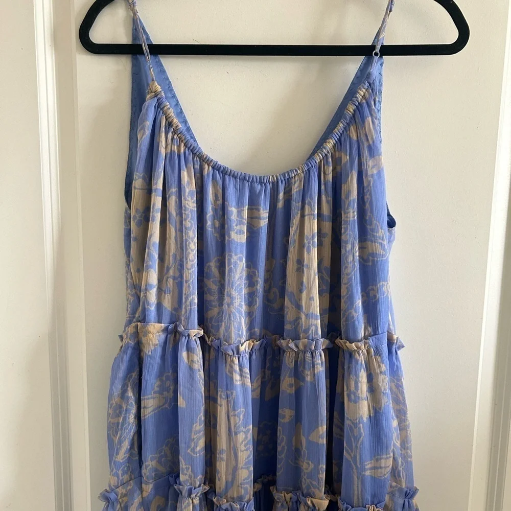 NWOT Free People Julianna Tiered Maxi